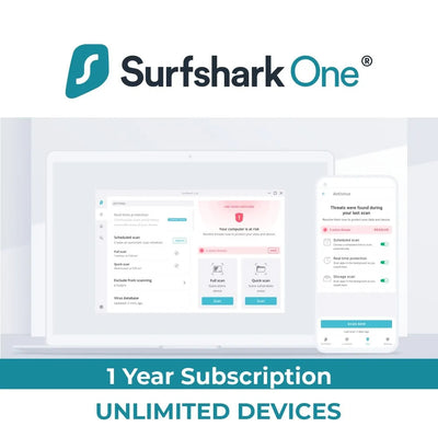 Surfshark ONE – 1 éves Korlátlan Eszközök