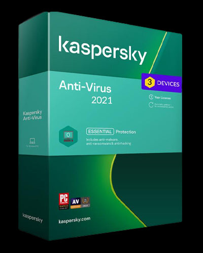 Kaspersky Antivirus 2022 - 3 Dispozitive MD 2 Ani EU 
