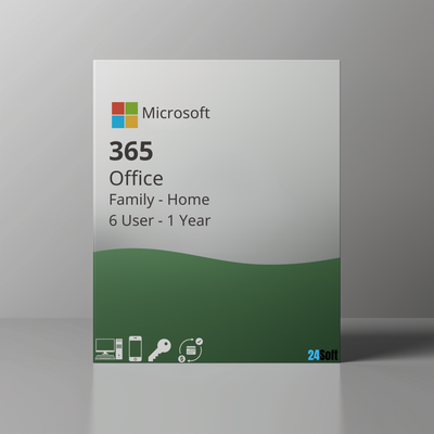 Microsoft {{df814135652a5a5a308fea15bff37ea284}} 365 Family - 1 An (UE) 