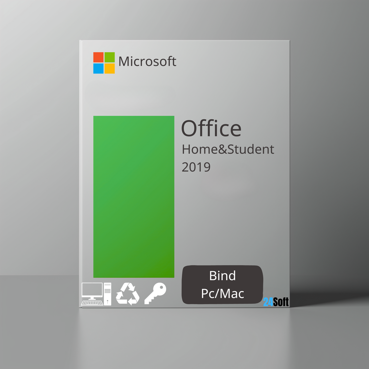 Microsoft Office Home And Student 2019 PC/MAC  | Binds to your Microsoft account