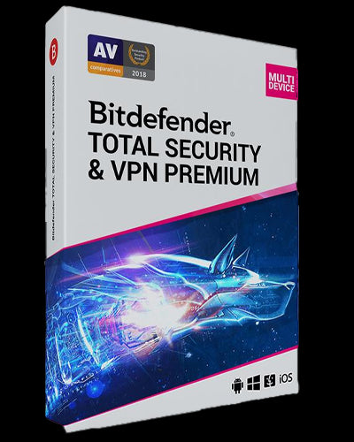 Bitdefender Total Security + Premium VPN (3 PC -1 An), doar UE (citiți descrierea) 