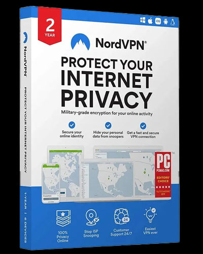 NordVPN - 6 dispositivos 2 anos 
