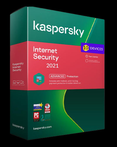 Kaspersky Internet security 2022 - 10 Devices MD 2 Taon EU 