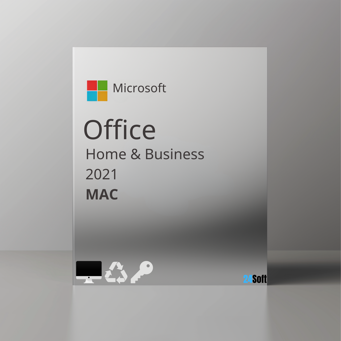 Microsoft Office Famille et Entreprise 2021 Retail MAC | Lié à votre compte Microsoft 